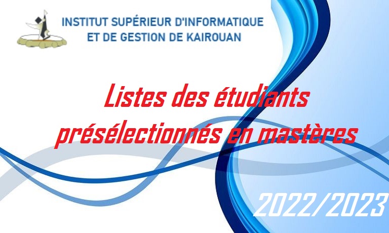 candidature Mastères_2022-2023 (Présélection)